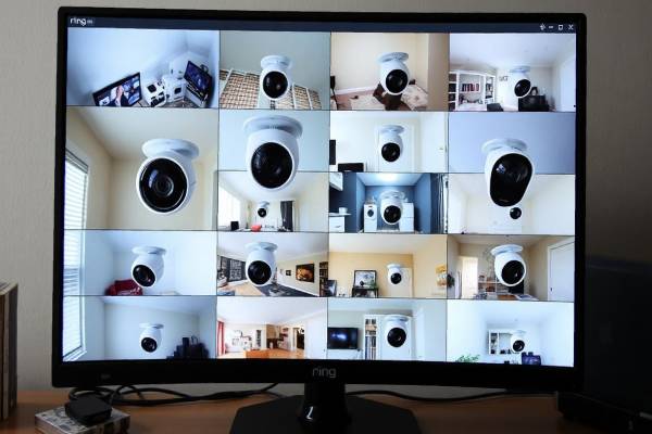  Ring Camera on Computer